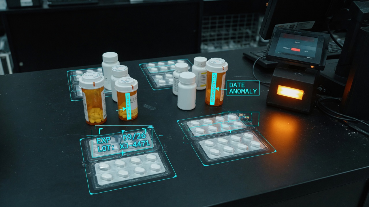 Pharmacy POS with expiry-aware vision cues